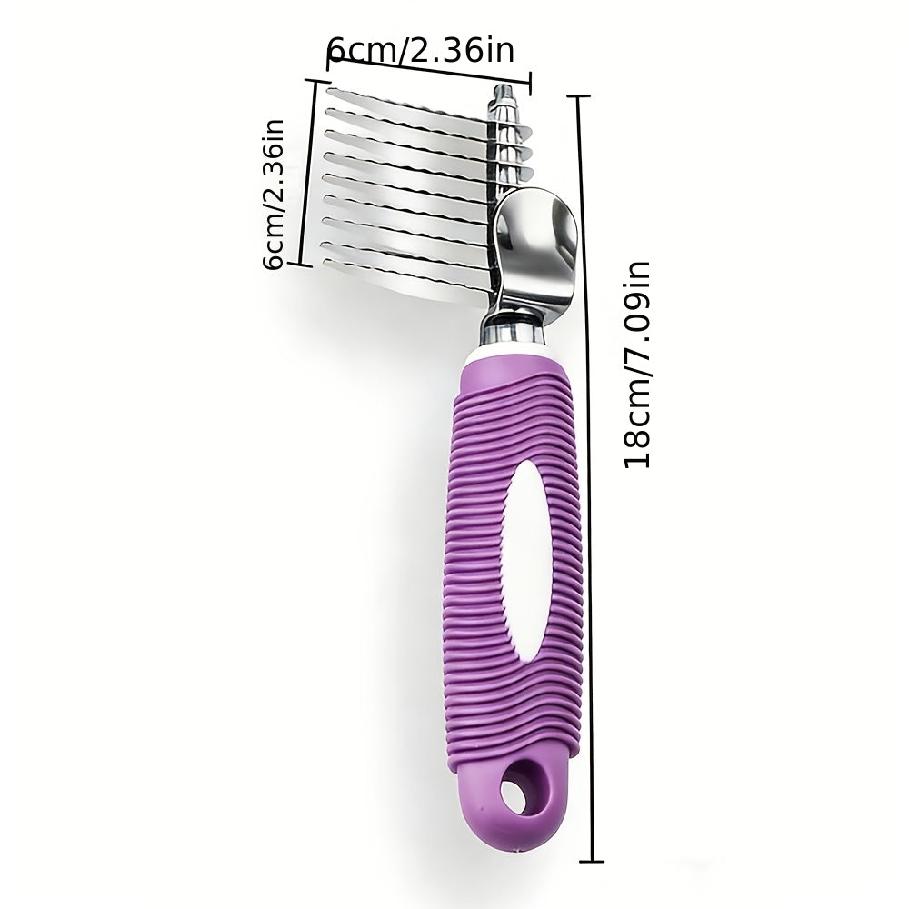 dematting comb dogs cats pet grooming brush rounded