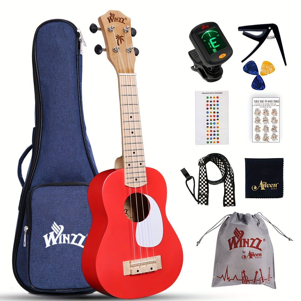 tg u2 21 inch ukulele pack bundle