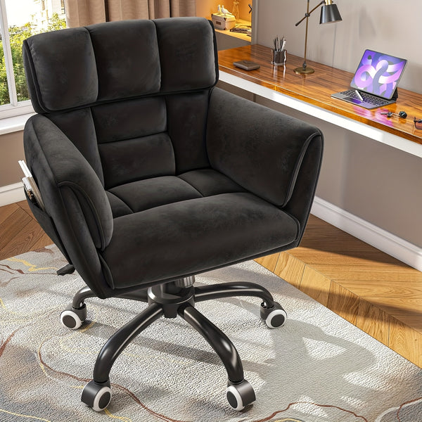 vanity chair material back modern