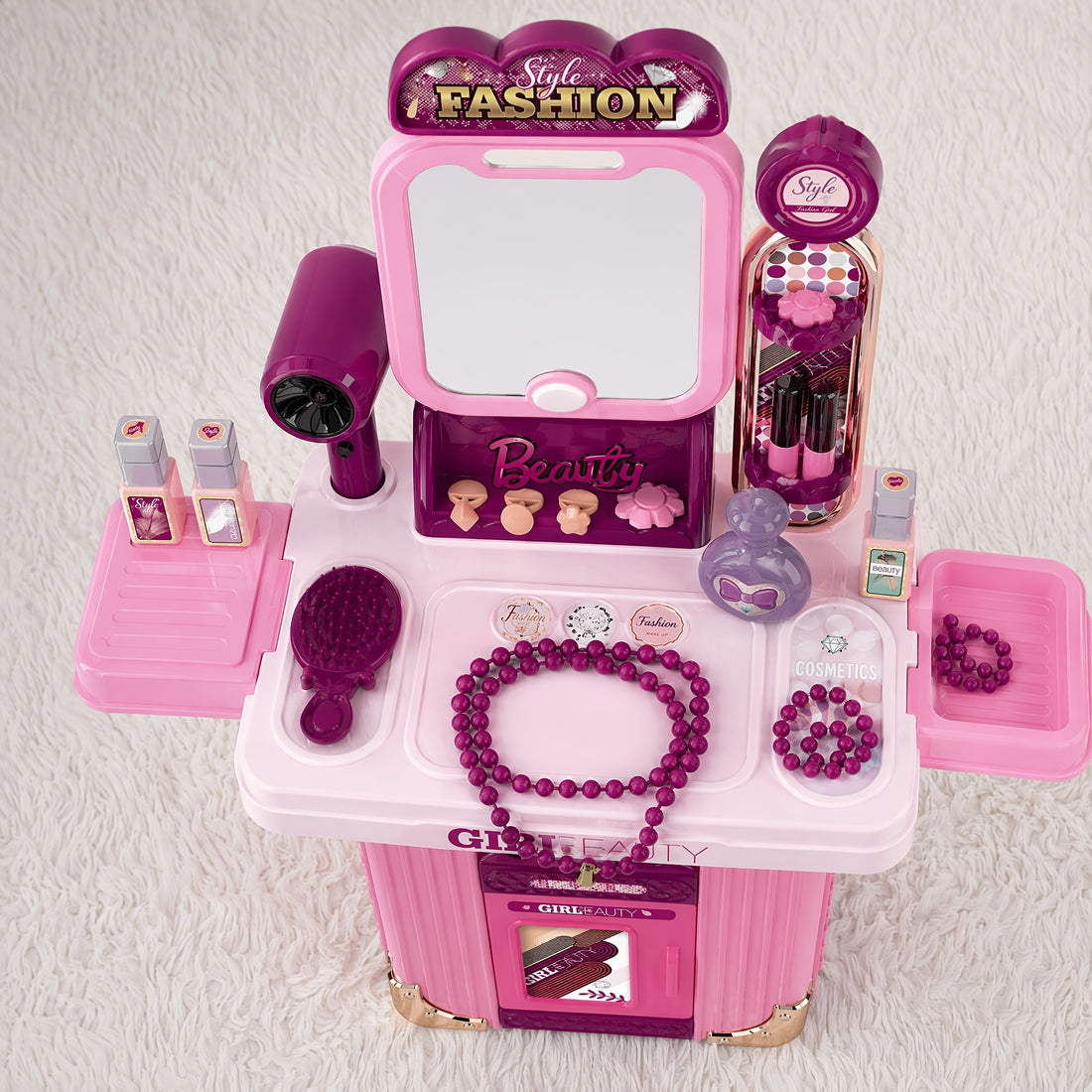 2 in toy portable suitcase makeup