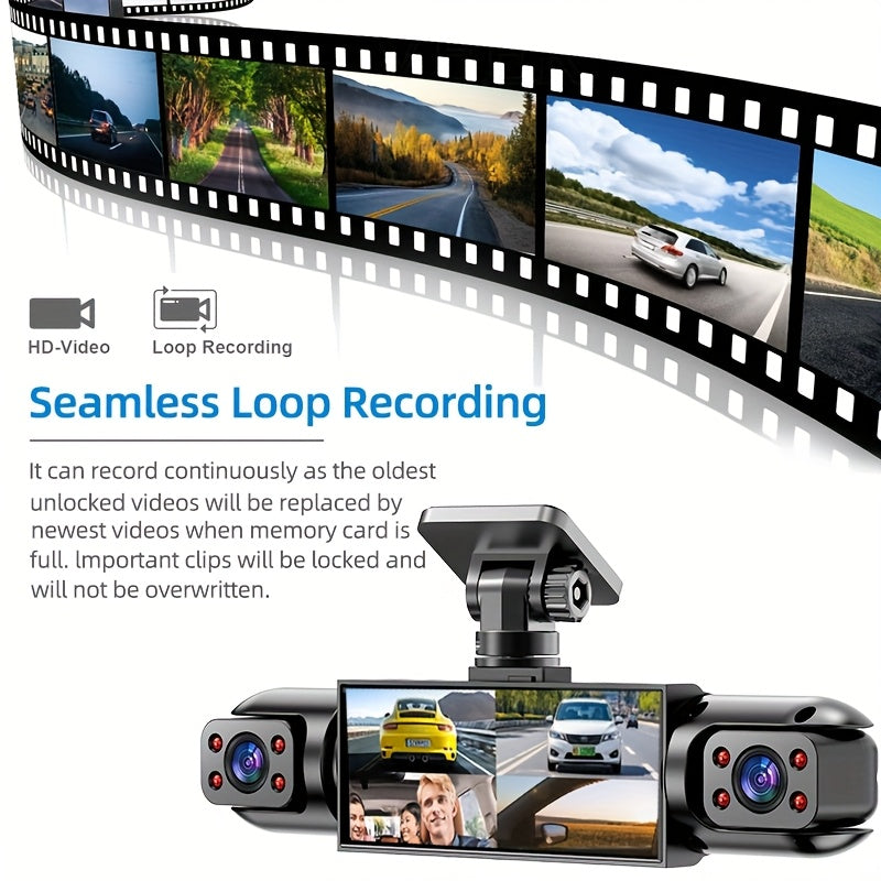 axh 360 panoramic 3 4 lens channel 1080p hd safety