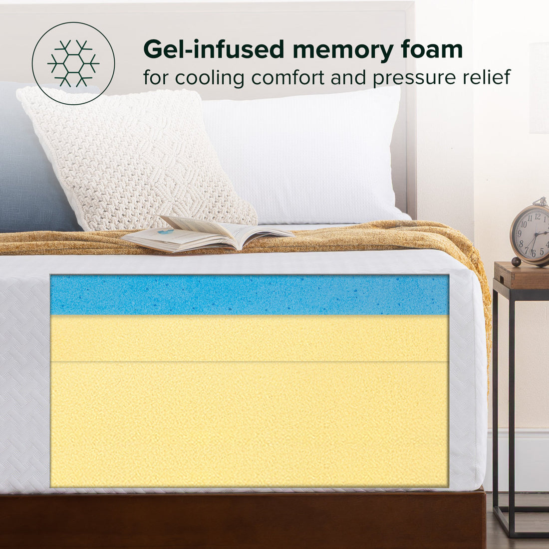 12" Firm Cooling Gel Memory Foam Mattress - Sleep by Wayfair™