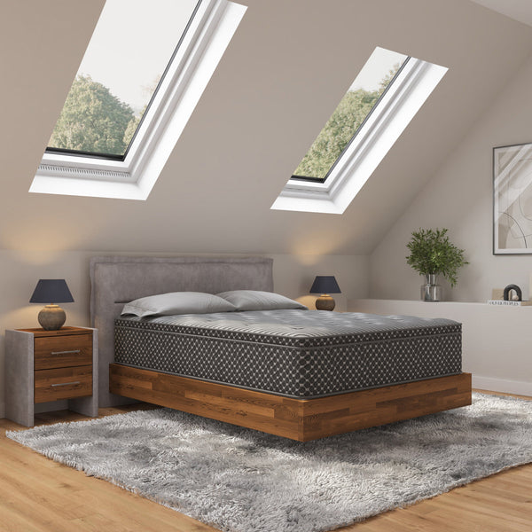 13" Quilted Eurotop Hybrid Plush Mattress
