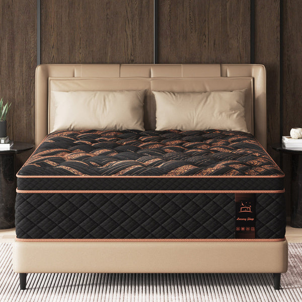 14-Inch Medium-Firm Hybrid Mattress with Gel Memory Foam & Pocket Coils, Mattress in a Box