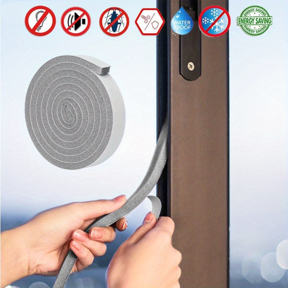 2 rolls self sponge foam weather stripping tape