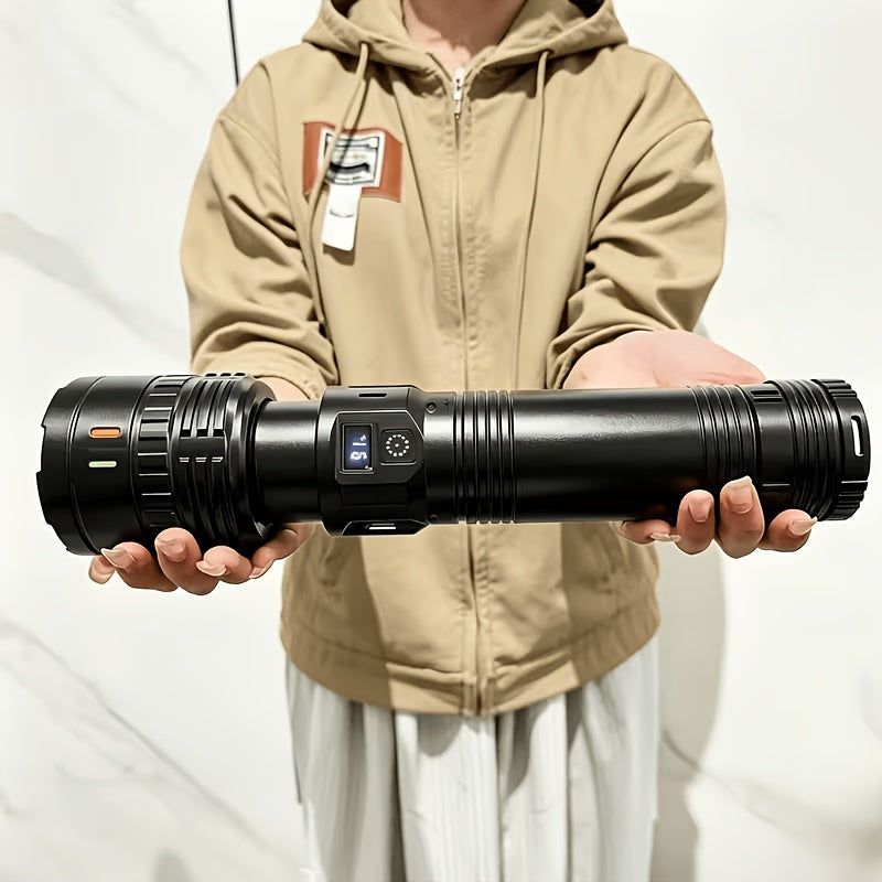 high power led flashlight features bright adjustable