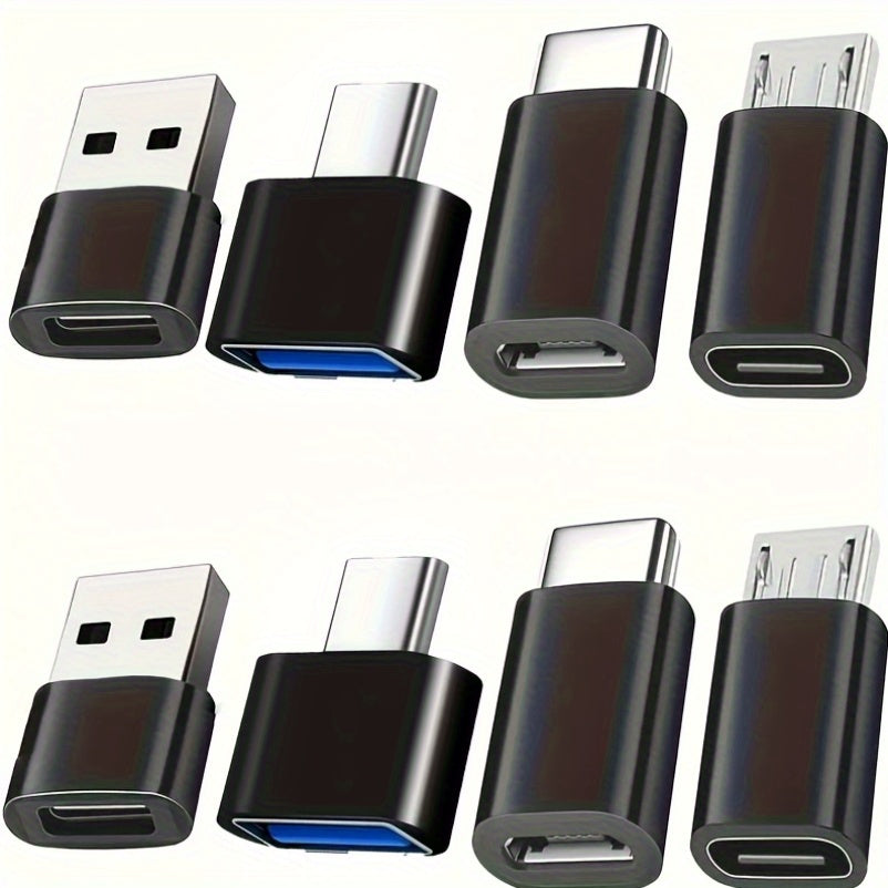set 8 usb usb c 4 dual orientation usb 2 0 micro