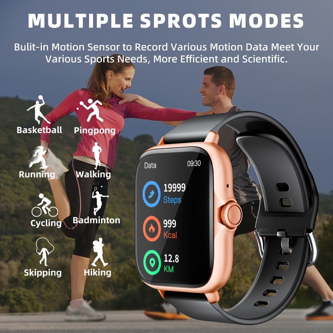 smart watch 1 83 full display message answer