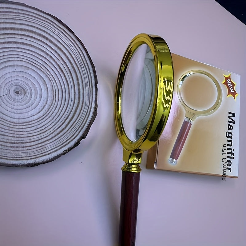 1pc metal magnifying glass 50 definition handheld