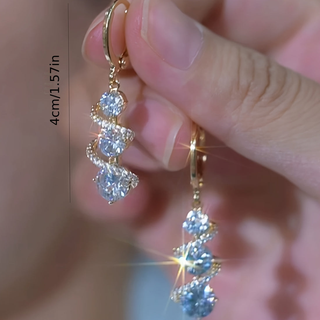 light luxury wrapped zirconia tassel