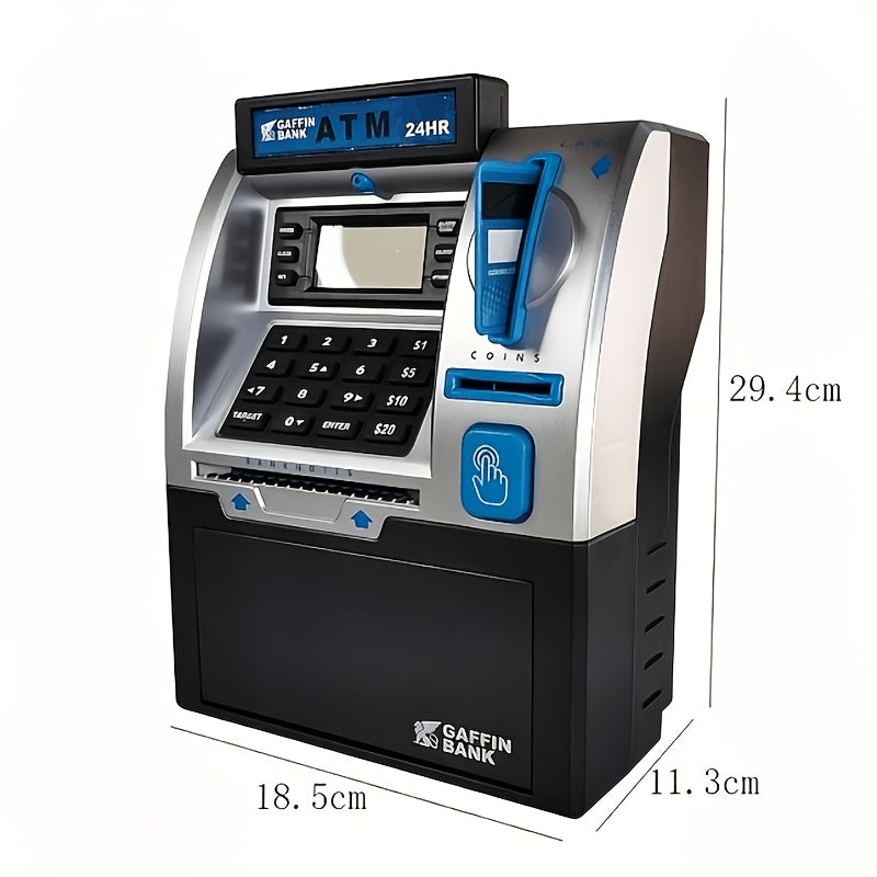 electronic bank set debit card cash scanning function