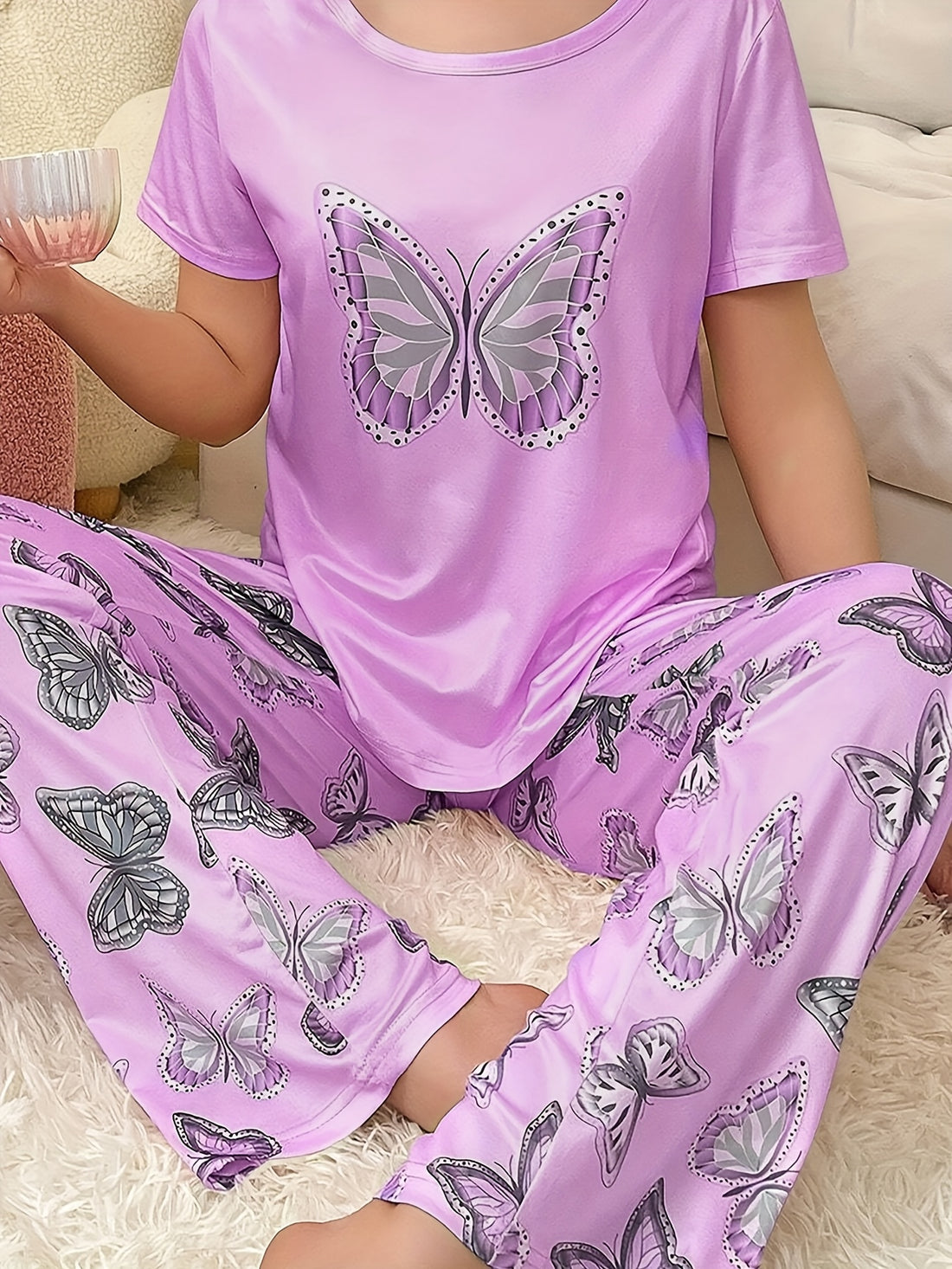 womens pajama casual loose theme pajama set