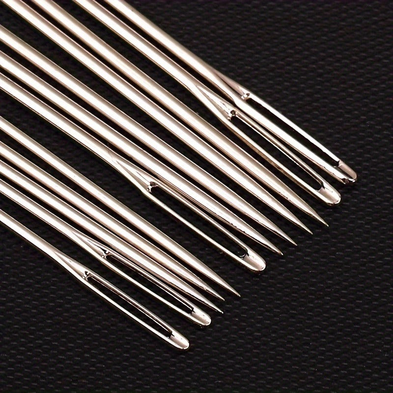 25 large eye hand sewing needles extra large eye
