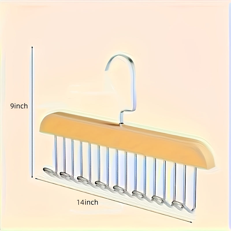 set 3 wooden bra hooks designed