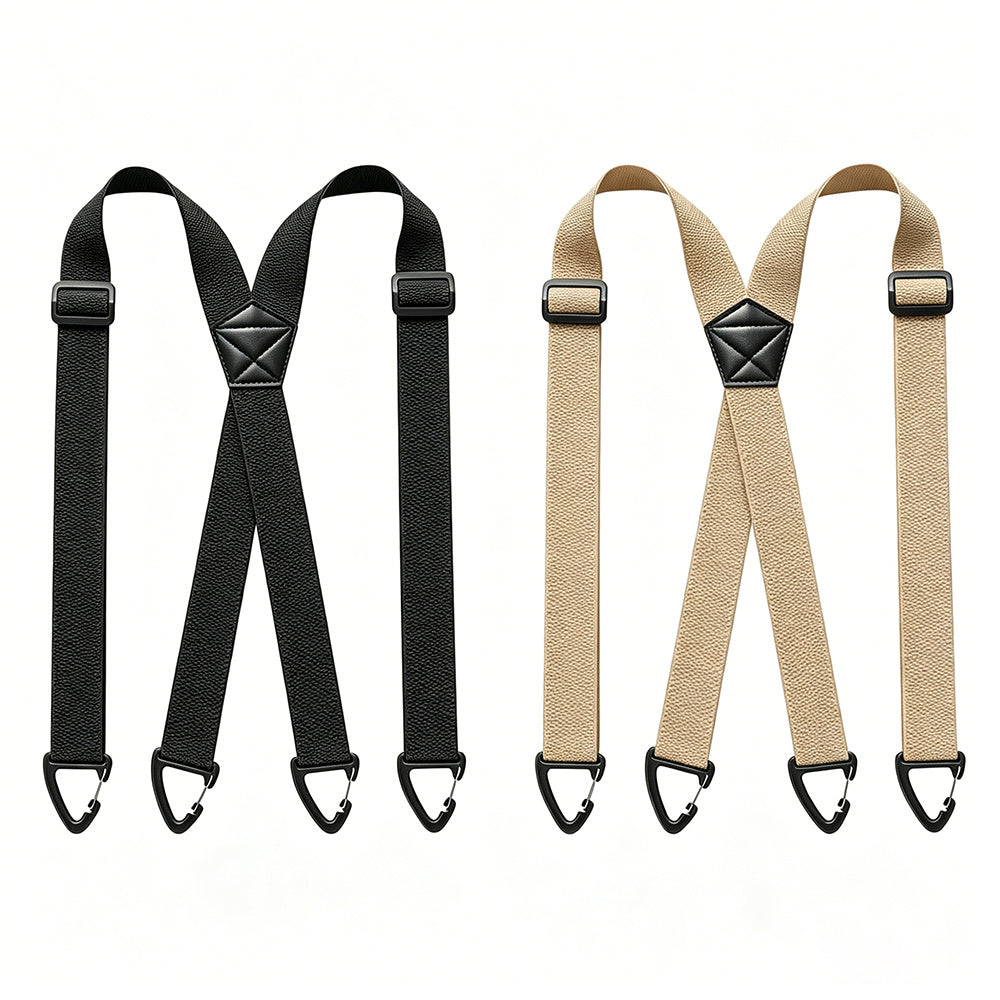 2pcs invisible suspenders men women 1 5 inch elastic
