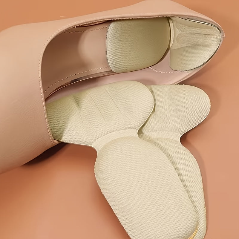 1 in 1 t shaped heel pads womens soft foam insoles