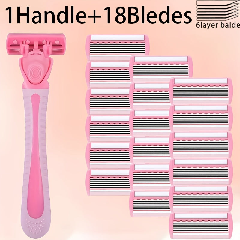 1 handle 18 womens epilator body bikini manual razor