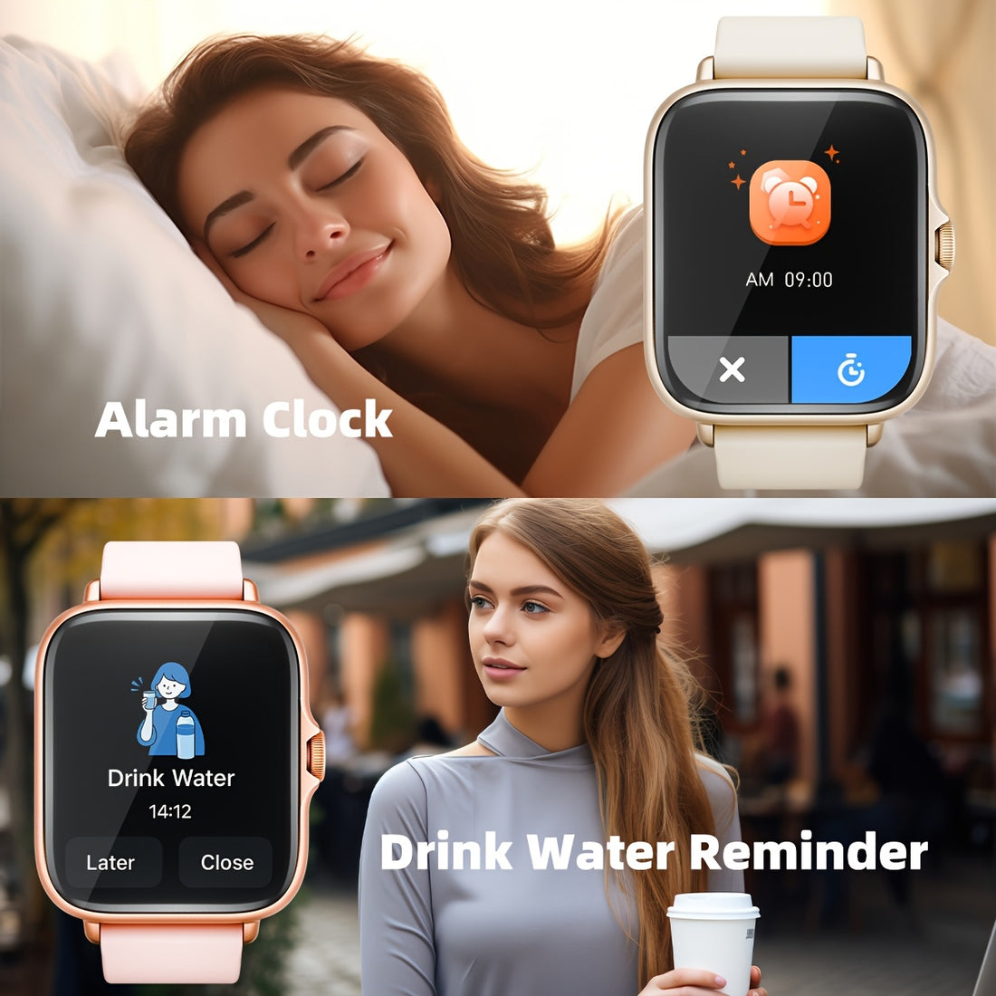 smart watch 1 83 full display message answer