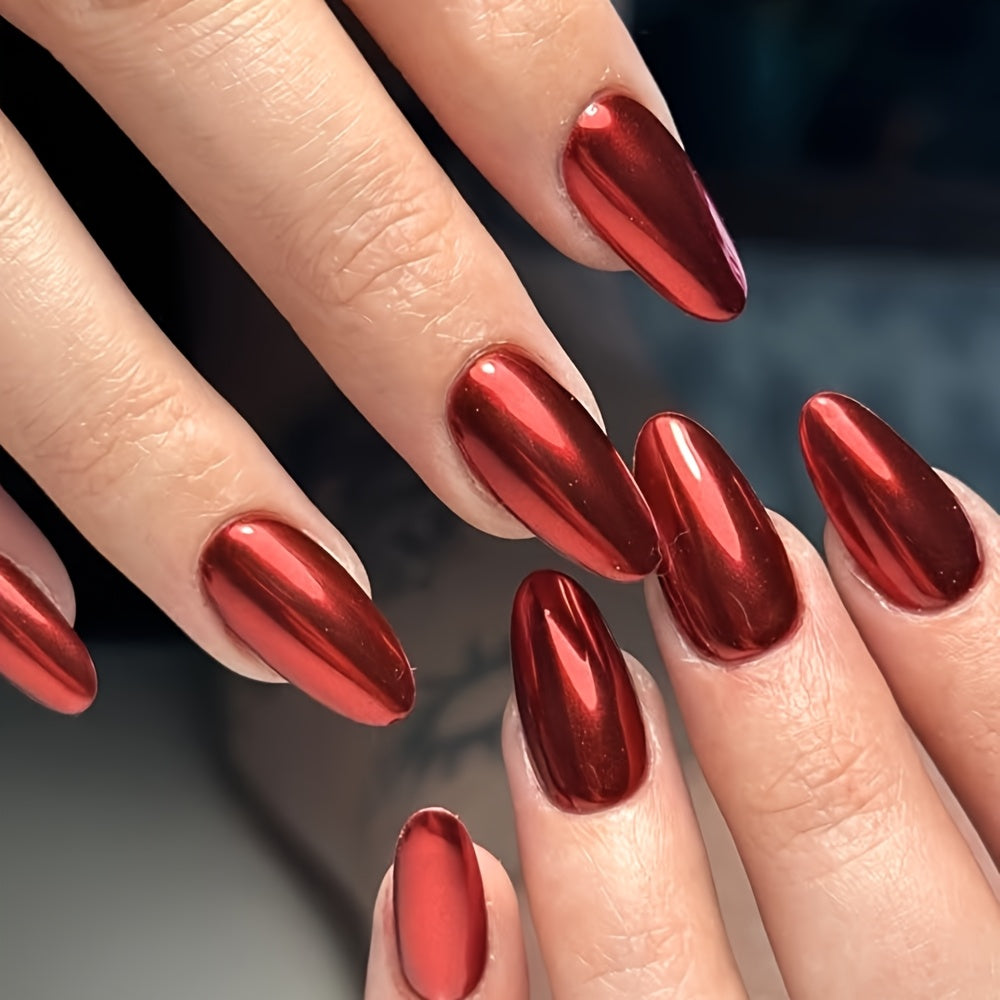 tinovo metallic burgundy nail polish 12ml natural quick