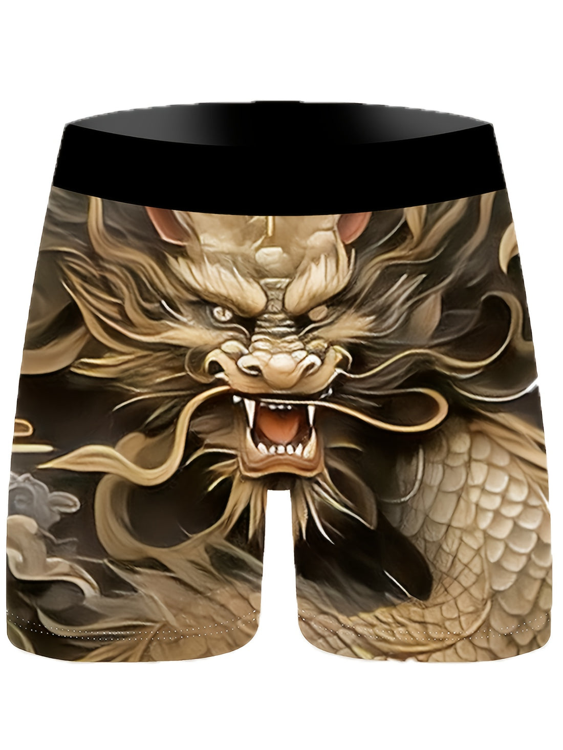 3pcs dragon cartoon mens underwear knitted