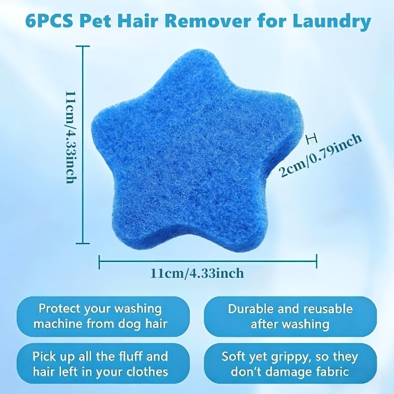 6 reusable pet hair removers shaped hair removers
