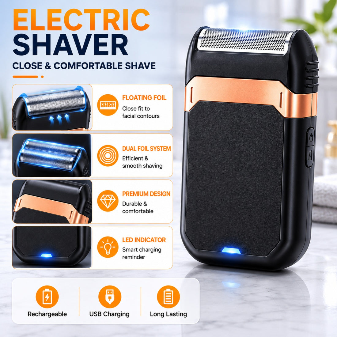 rechargeable electric grooming kit an lcd battery