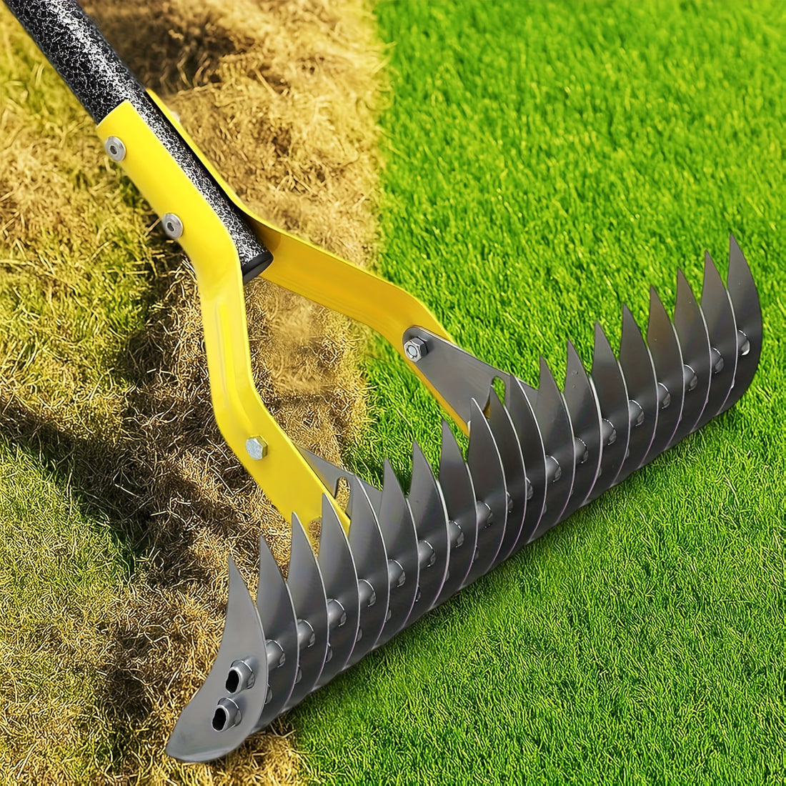 thatch rake lawn 15in thatching rake