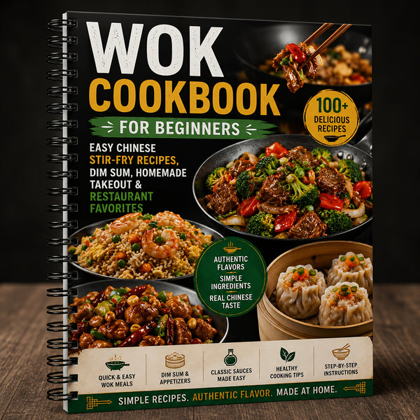 wok cookbook beginners easy chinese recipes dim sum