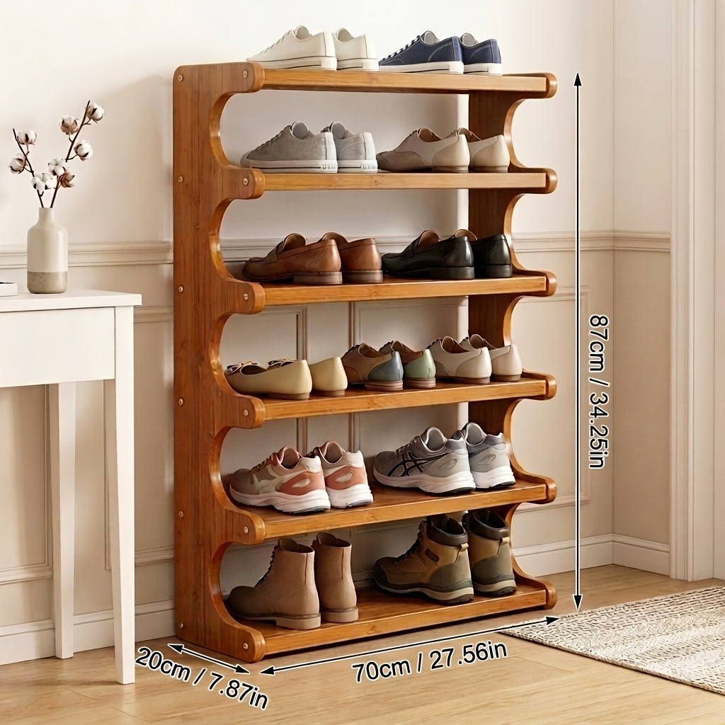 bamboo shoe rack space saving shoe rack