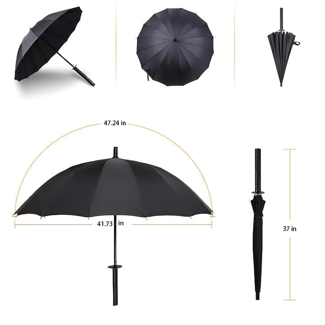 sword umbrella auto open close