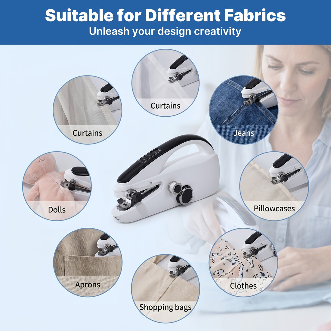 portable handheld sewing machine fast precision
