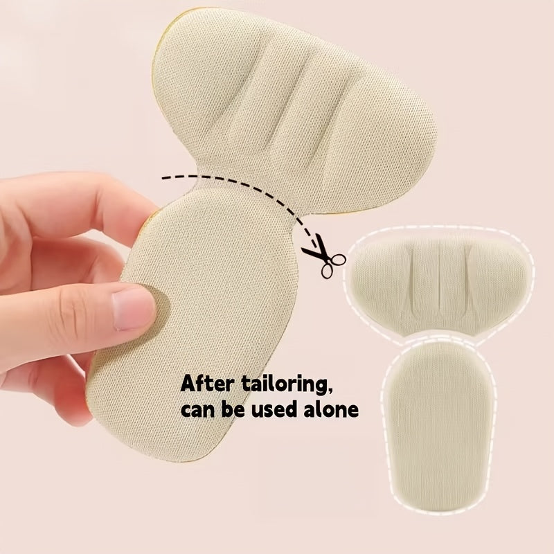 1 in 1 t shaped heel pads womens soft foam insoles