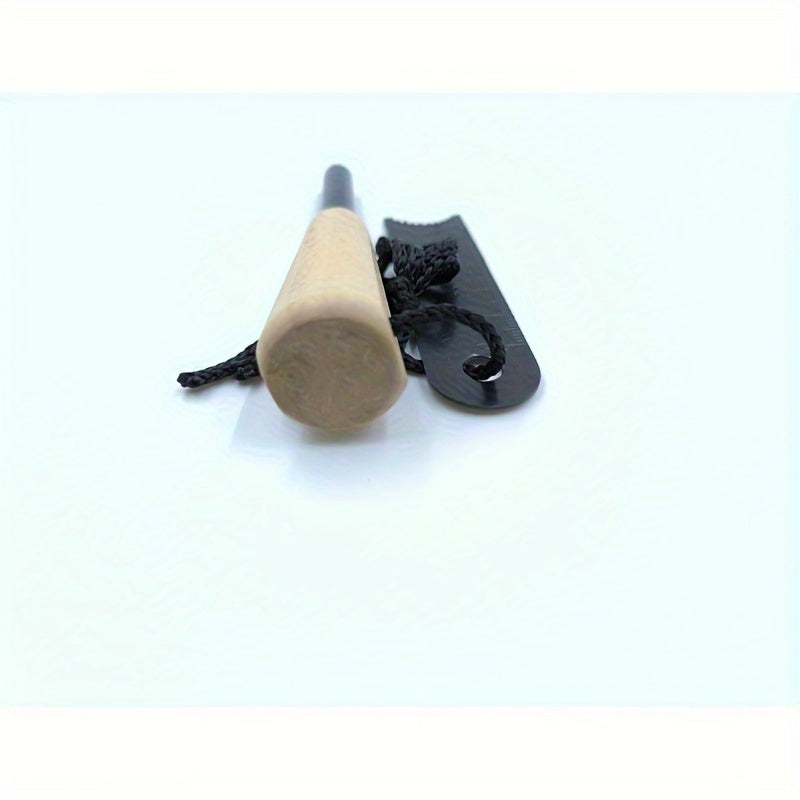 wood handle large flint wild survival fire