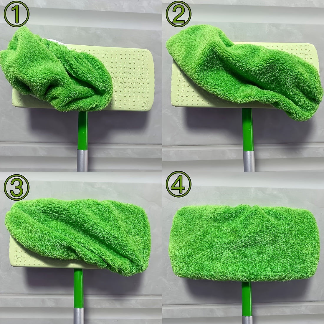 10pcs reusable mop pad covers compatible 10 inch