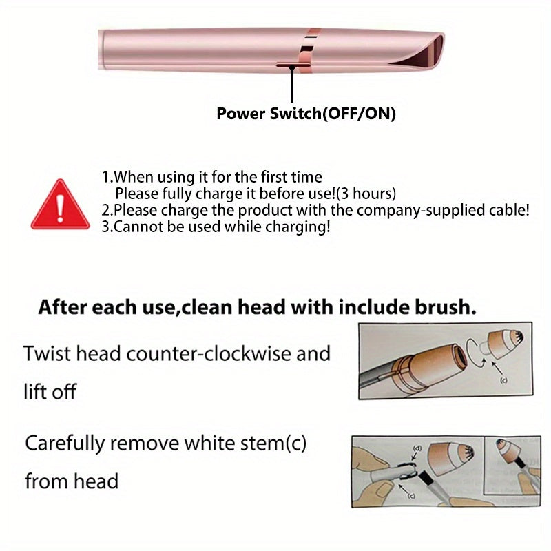 portable electric eyebrow trimmer 5