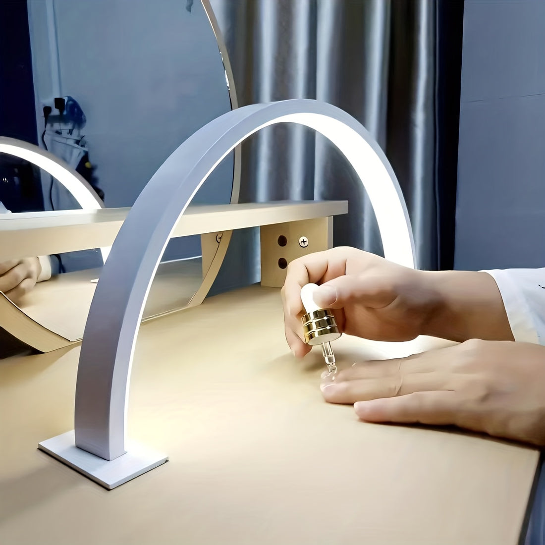 white led desk lamp adjustable brightness