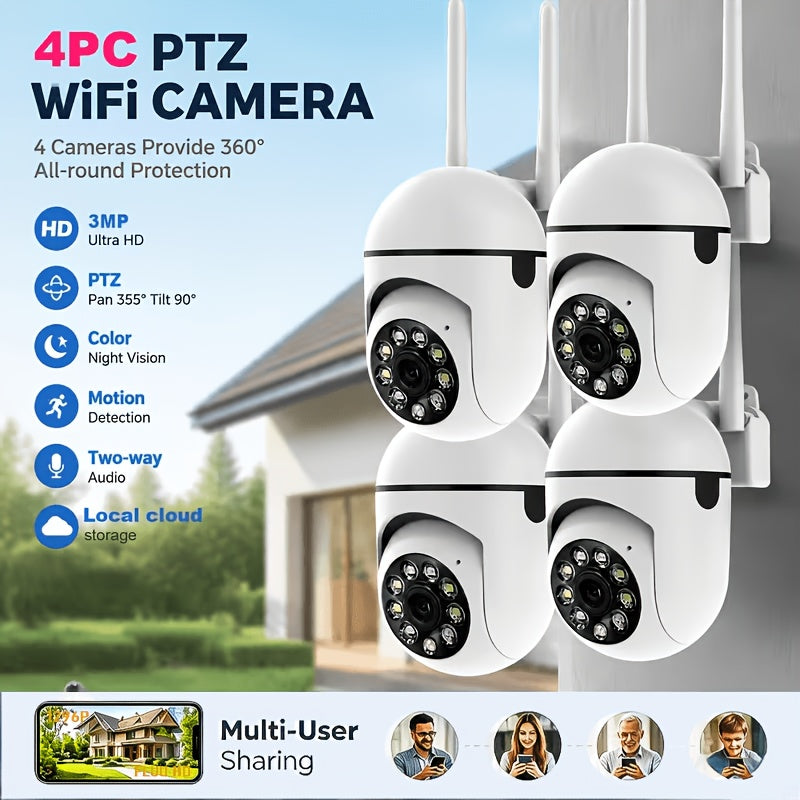 4 smart camera 3mp full 4ghz single band wi