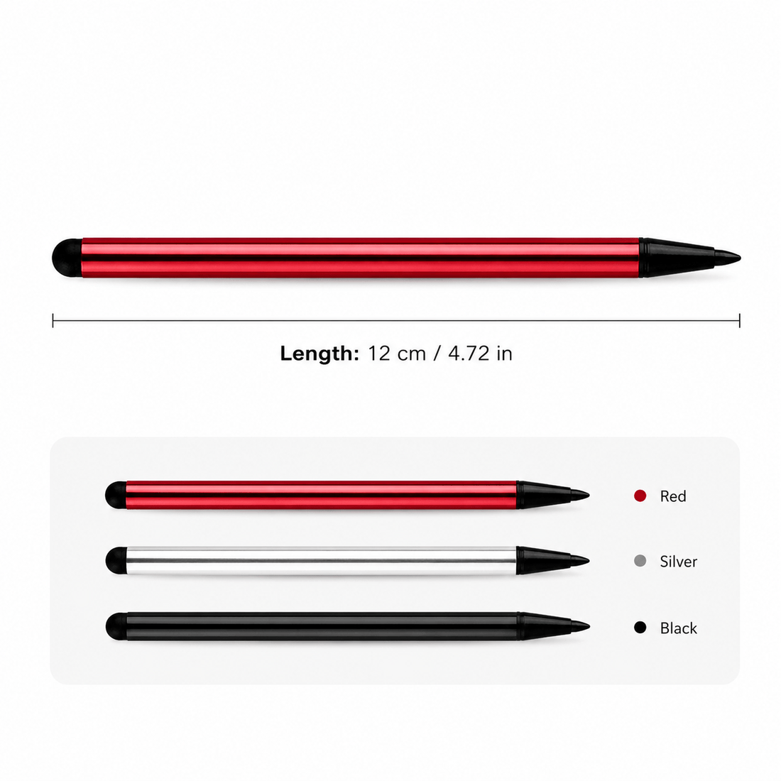 4pcs set 2 silvery 1 black dual purpose multi