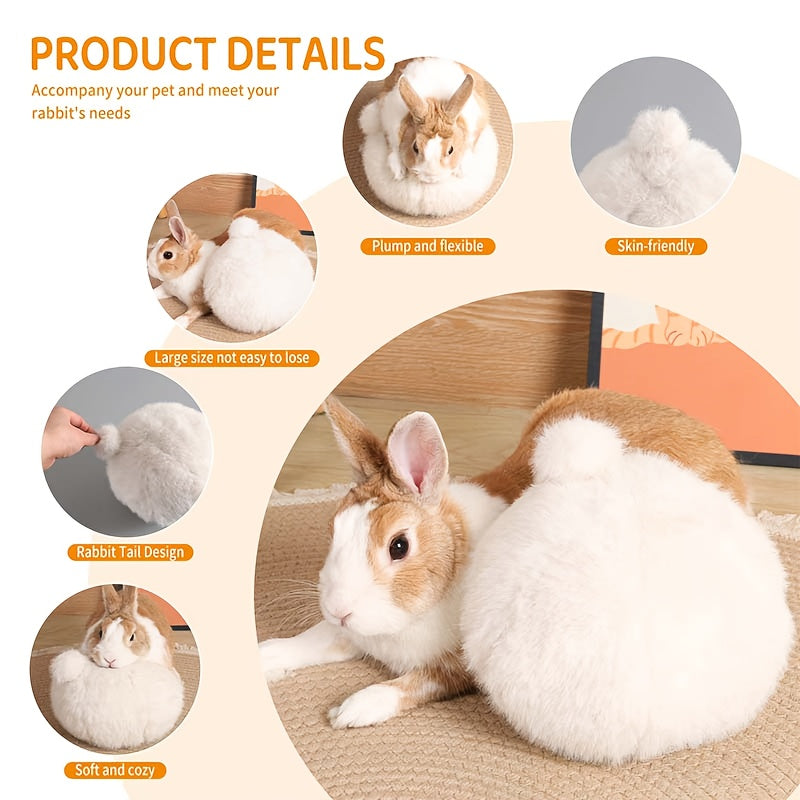 rabbit soothing plush chewable rabbits cage