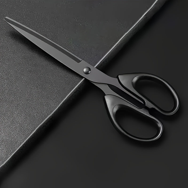 2 black rust proof metal scissors sharp comfortable