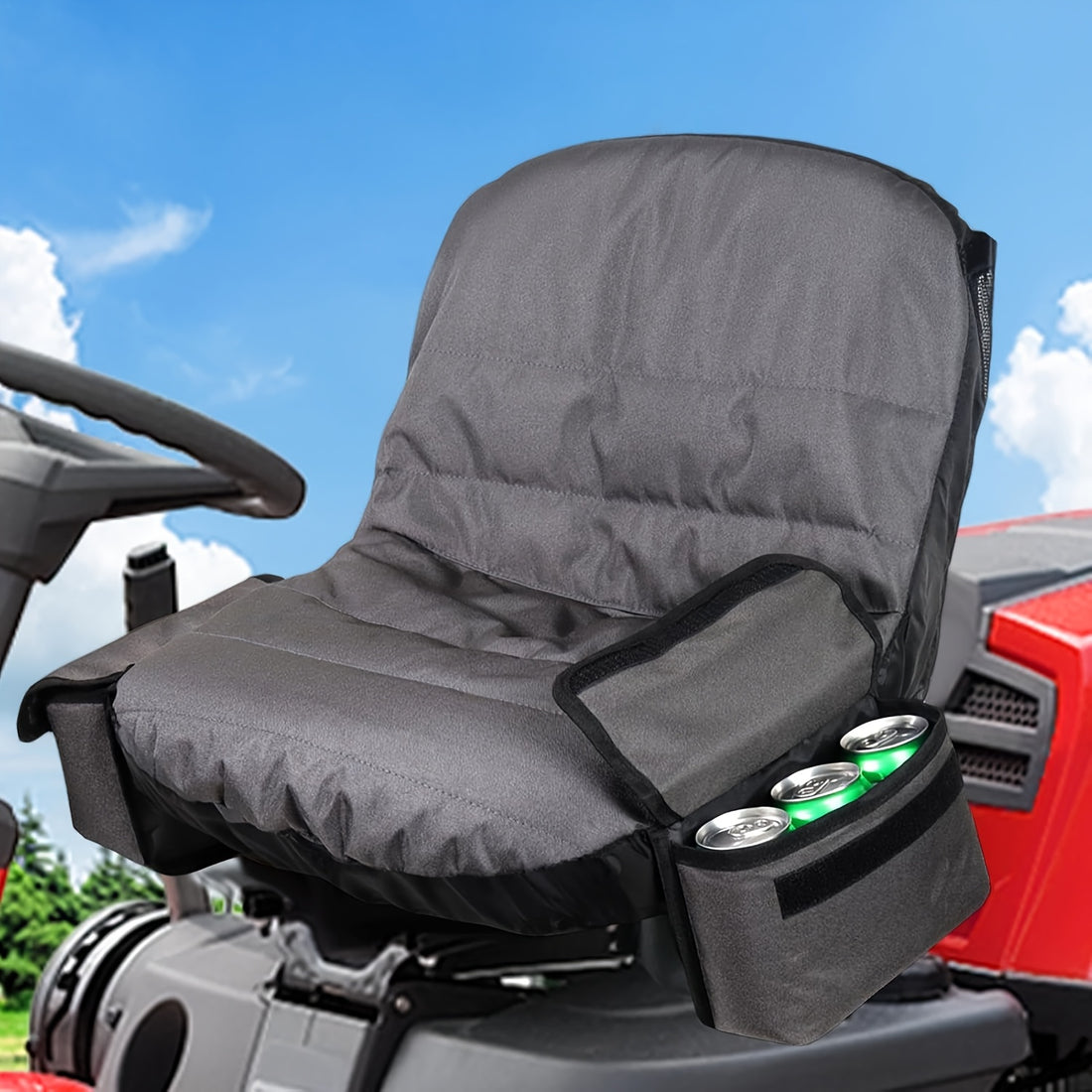 1pc lawn mower seat cover compatible riding lawn