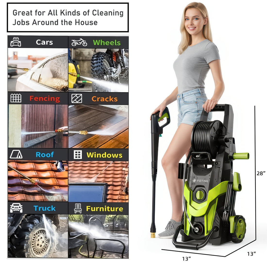 2026 pressure power washer 4500psi 4 quick
