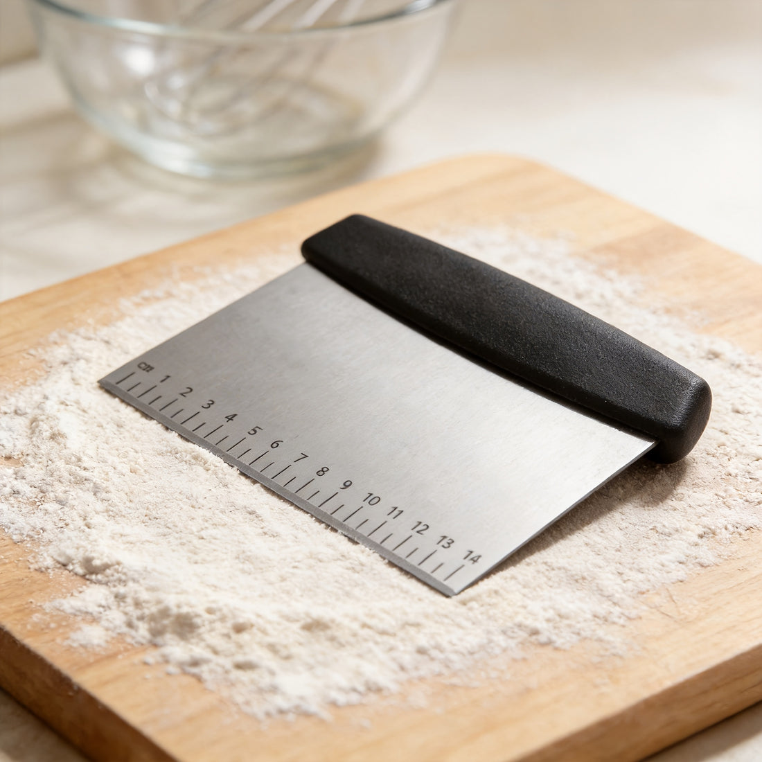 stainless steel scraper dough cutter spatula