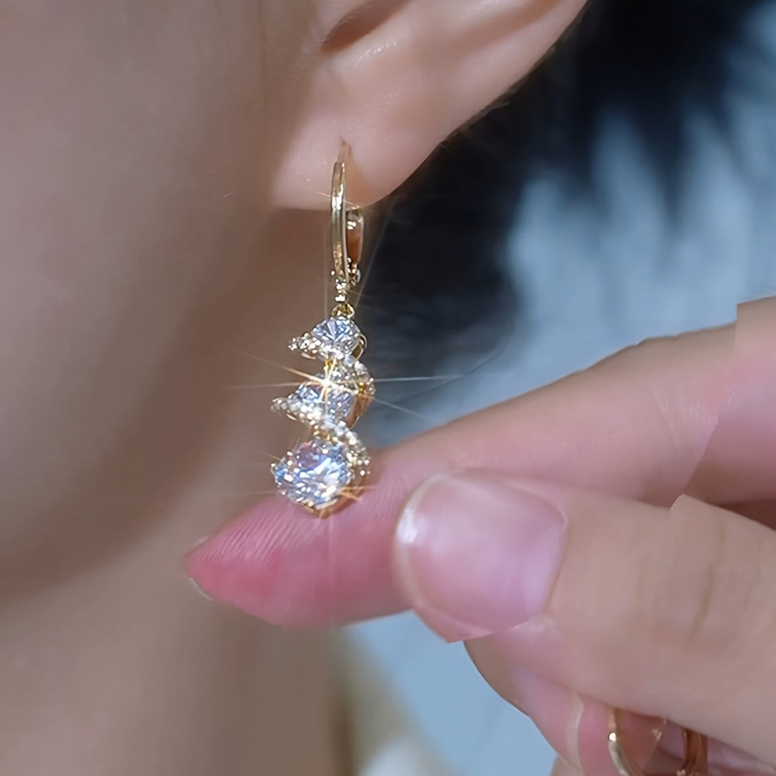 light luxury wrapped zirconia tassel