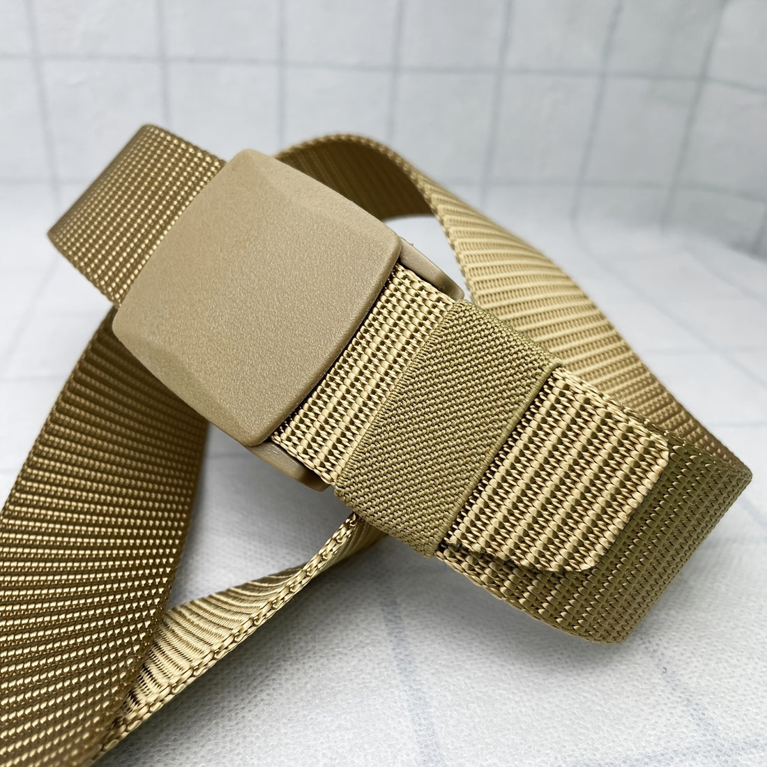 mens casual imitation nylon outdoor anti belt