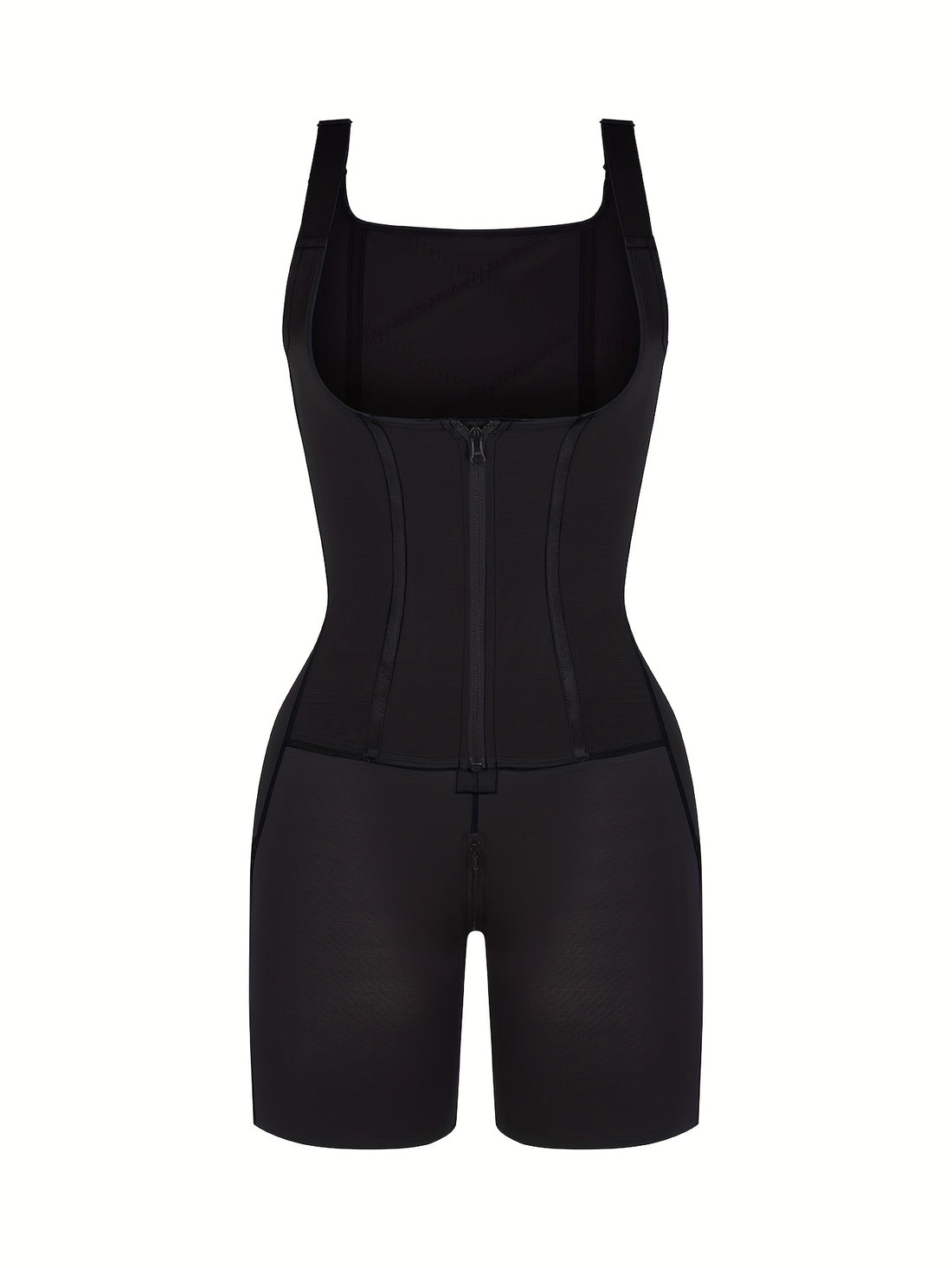 women 2in 1 adjust hooks abdomen trimmer control shapewear