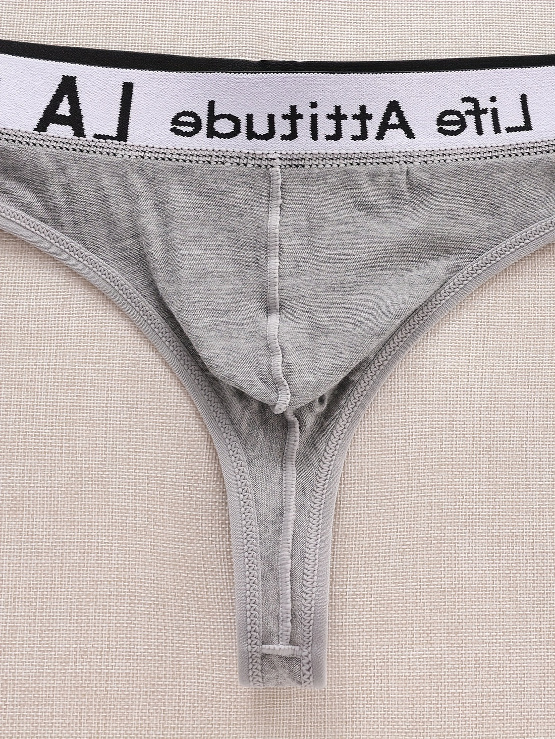 set stylish breathable low underwear in
