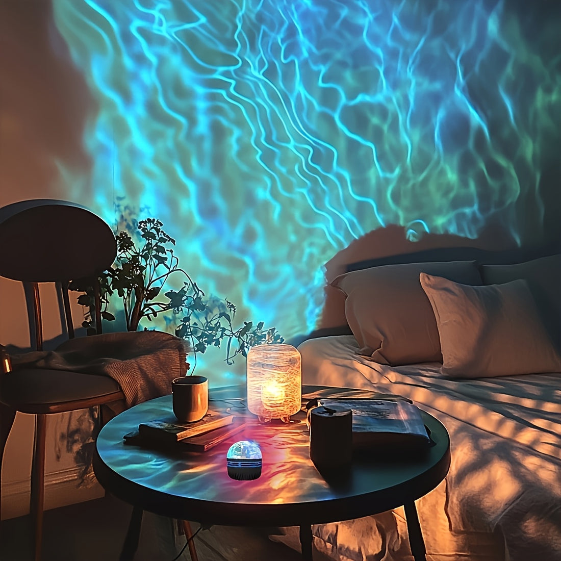 usb powered water lamp rgb color changing