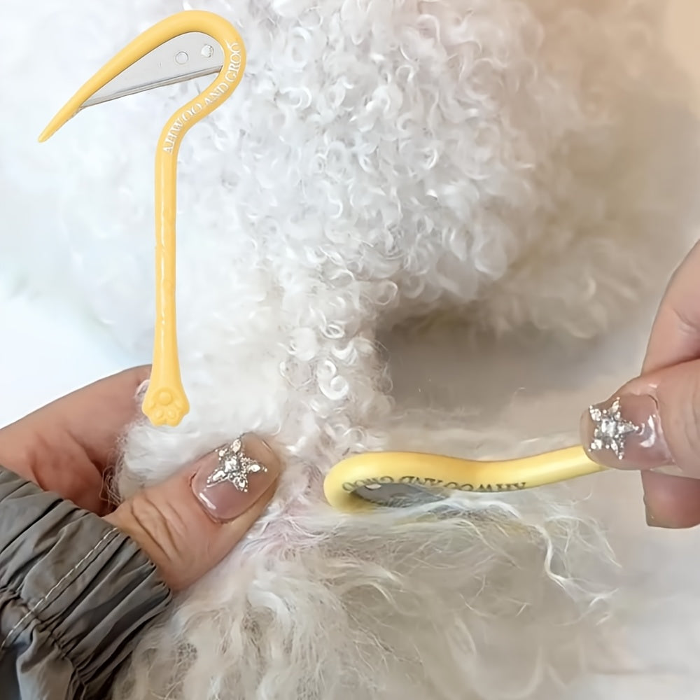 3 4 5 7pcs random color pet detangling comb grooming
