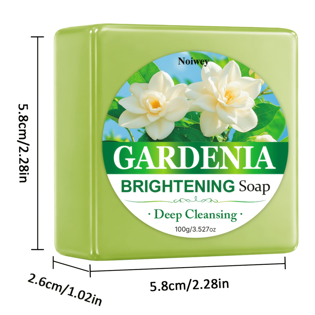 white floral soap bar soap
